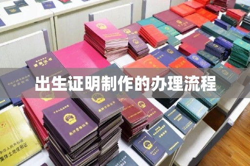 武乡出生证明制作的办理流程